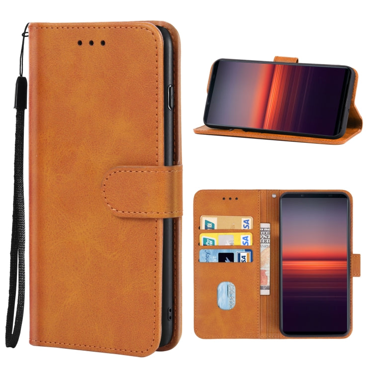 For Sony Xperia 5 II Leather Phone Case