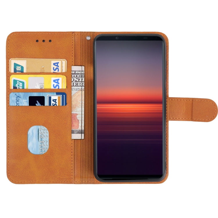 For Sony Xperia 5 II Leather Phone Case