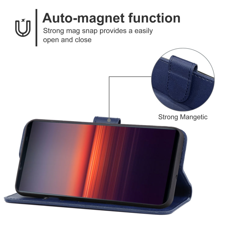 For Sony Xperia 5 II Leather Phone Case