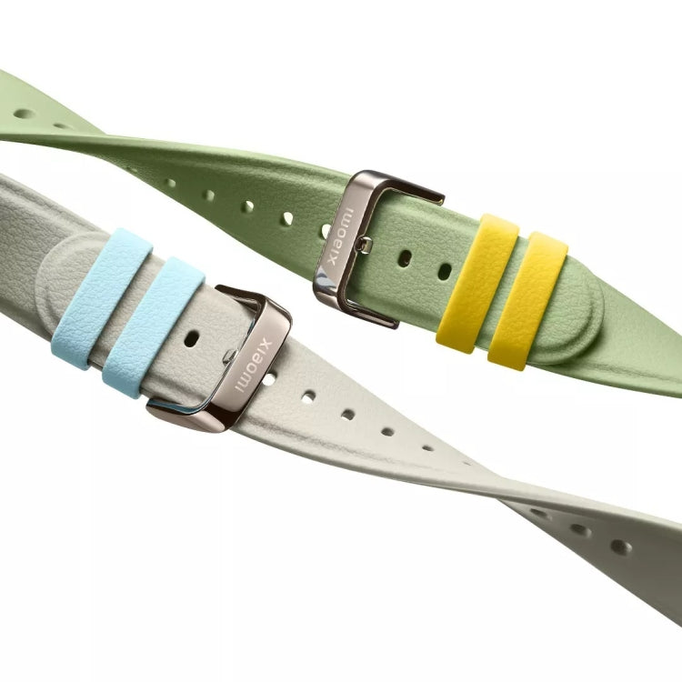 For Xiaomi Mi Band 7 Pro Original Xiaomi Silicone Leather Texture Watch Band
