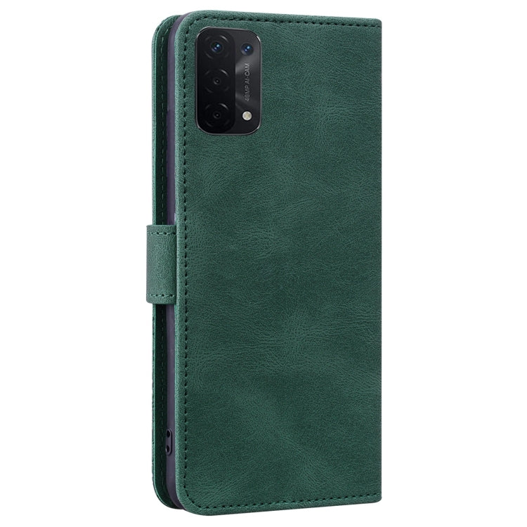 For OPPO A74 / A54 5G Geometric Mandala Embossed Leather Phone Case