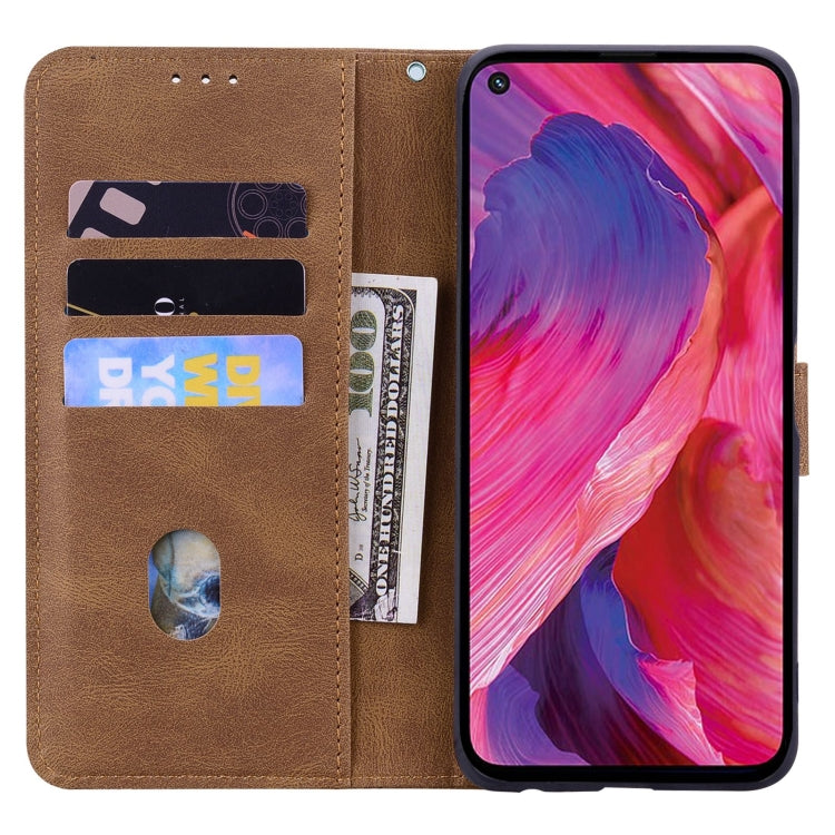 For OPPO A74 / A54 5G Geometric Mandala Embossed Leather Phone Case