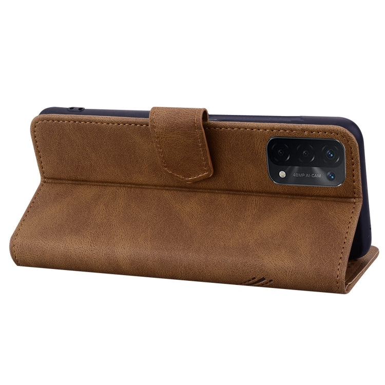 For OPPO A74 / A54 5G Geometric Mandala Embossed Leather Phone Case