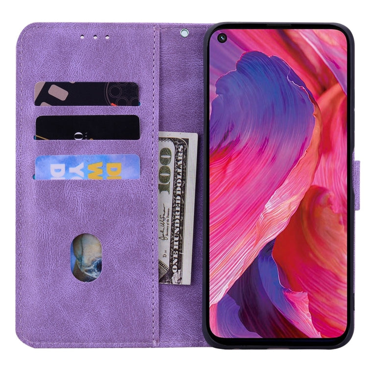 For OPPO A74 / A54 5G Geometric Mandala Embossed Leather Phone Case