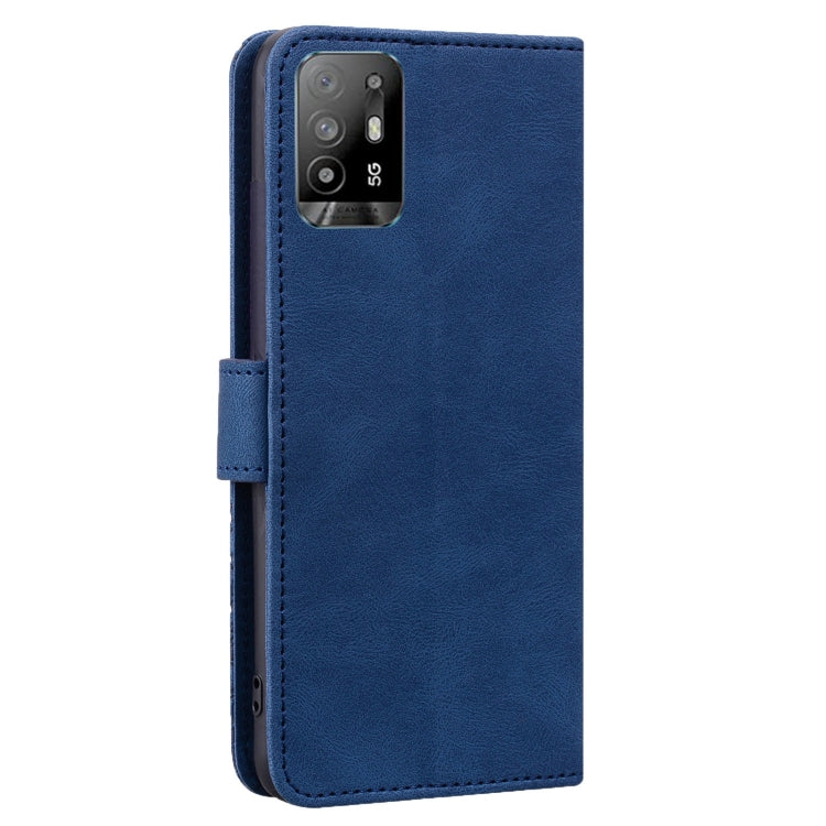 For OPPO A94 5G Geometric Mandala Embossed Leather Phone Case