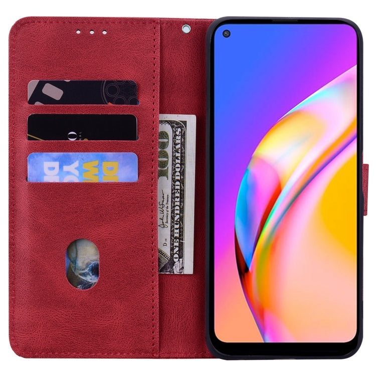 For OPPO A94 5G Geometric Mandala Embossed Leather Phone Case