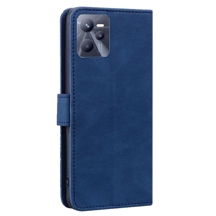 For OPPO Realme C35 Geometric Mandala Embossed Leather Phone Case