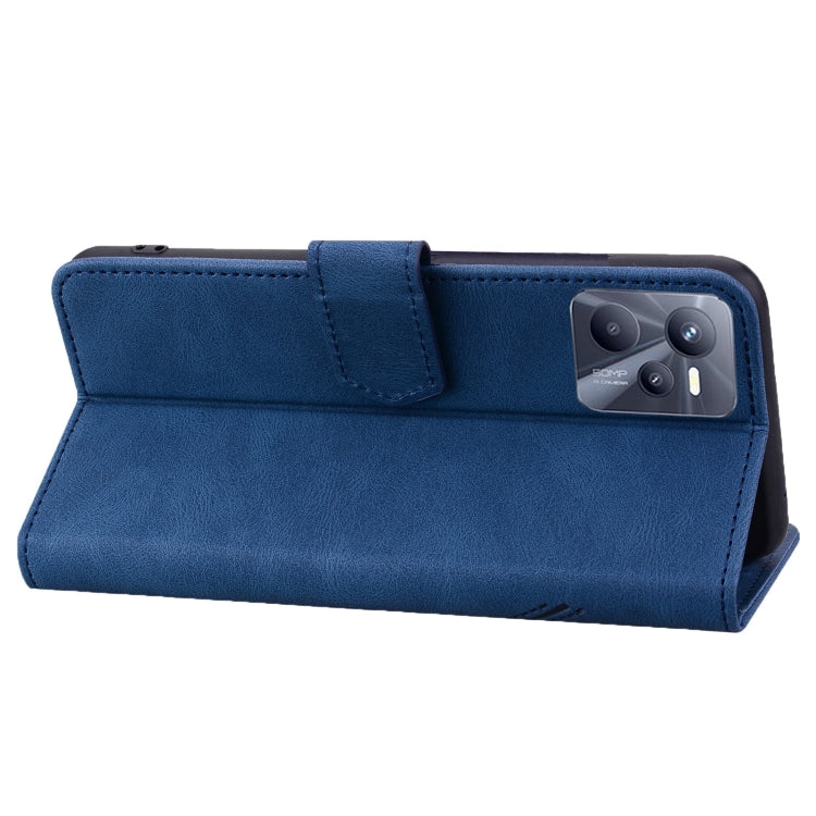 For OPPO Realme C35 Geometric Mandala Embossed Leather Phone Case