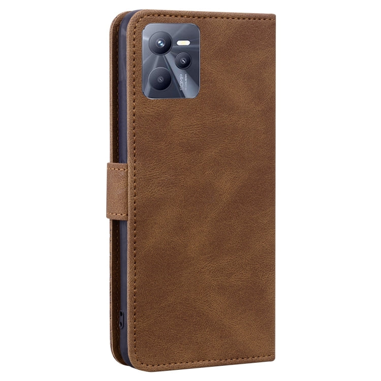 For OPPO Realme C35 Geometric Mandala Embossed Leather Phone Case