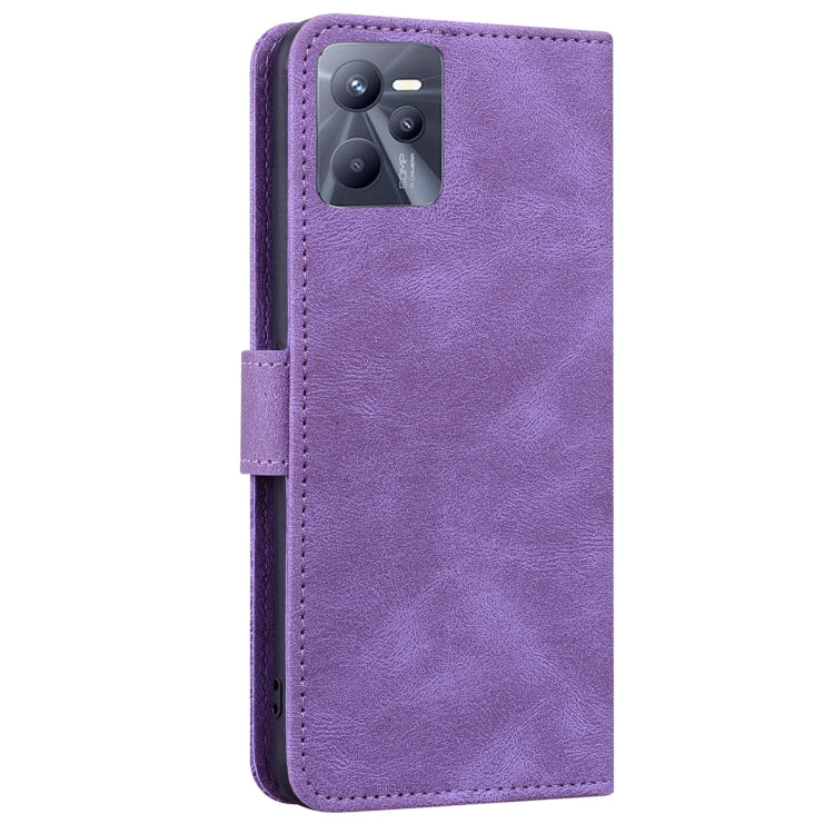 For OPPO Realme C35 Geometric Mandala Embossed Leather Phone Case