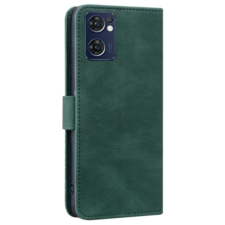 For OPPO Reno7 5G / Find X5 Lite Geometric Mandala Embossed Leather Phone Case