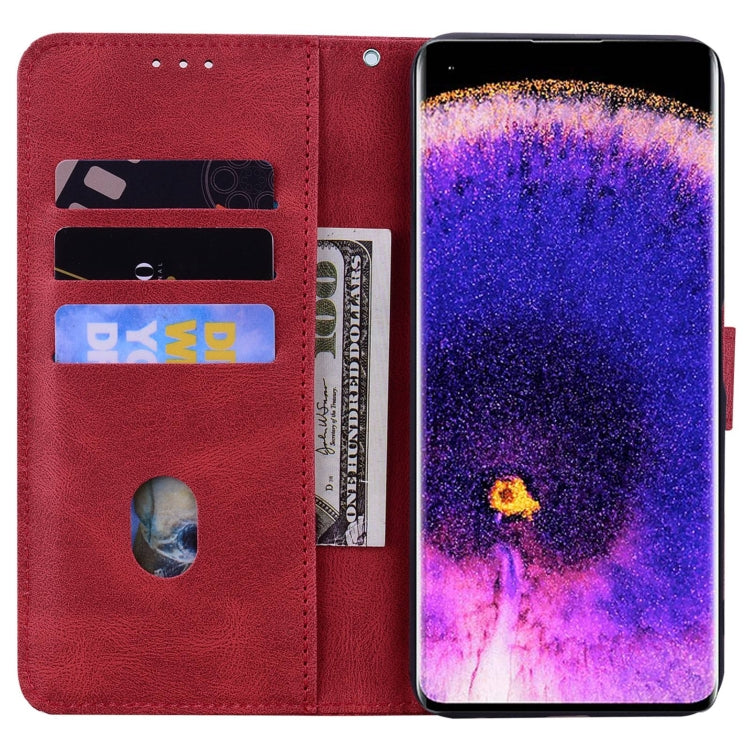 For OPPO Find X5 Geometric Mandala Embossed Leather Phone Case