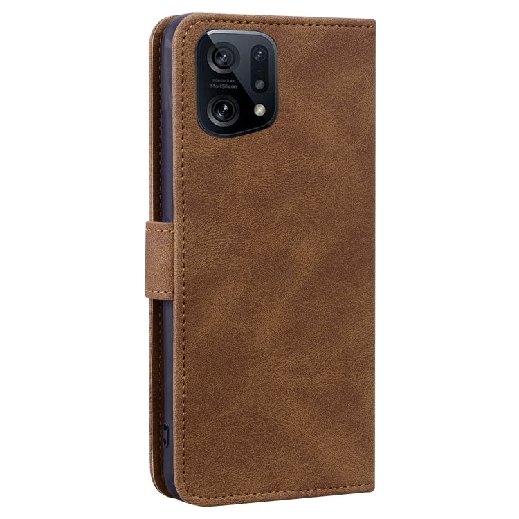 For OPPO Find X5 Pro Geometric Mandala Embossed Leather Phone Case