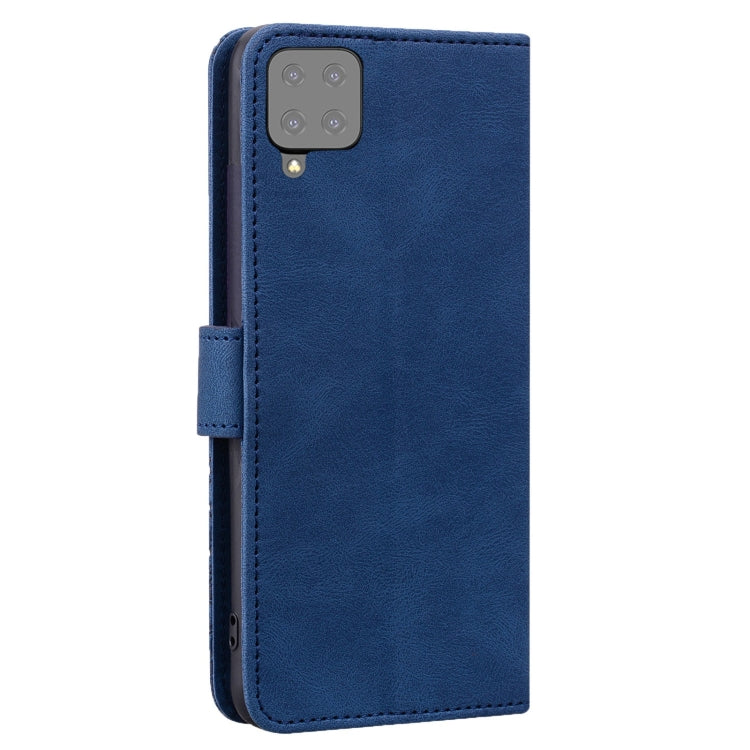For Samsung Galaxy A12 Geometric Mandala Embossed Leather Phone Case