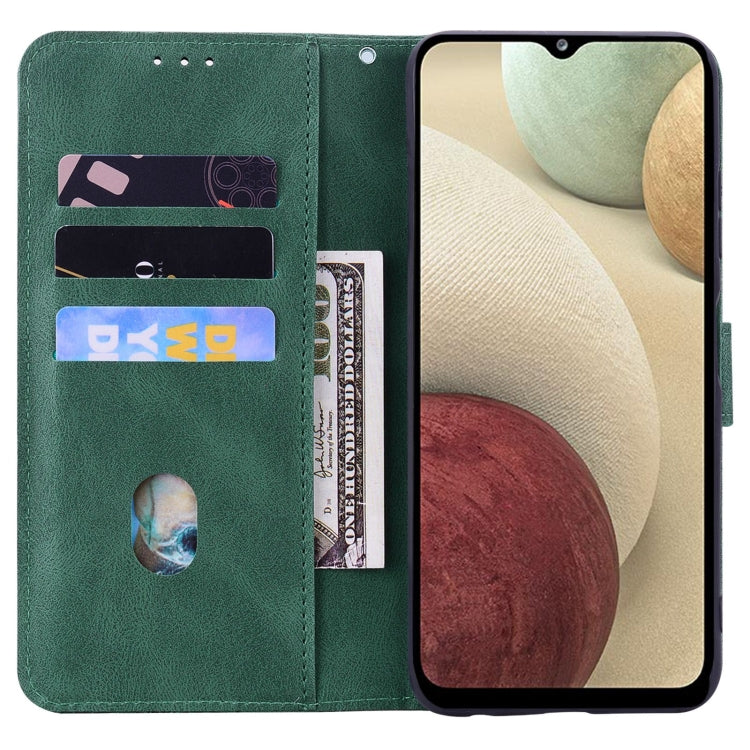 For Samsung Galaxy A12 Geometric Mandala Embossed Leather Phone Case