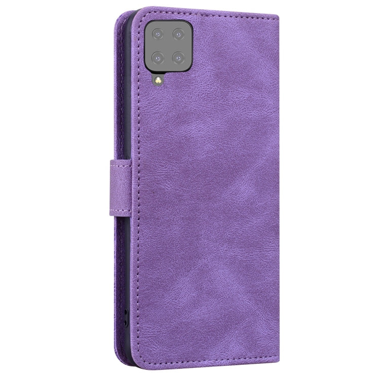 For Samsung Galaxy A12 Geometric Mandala Embossed Leather Phone Case