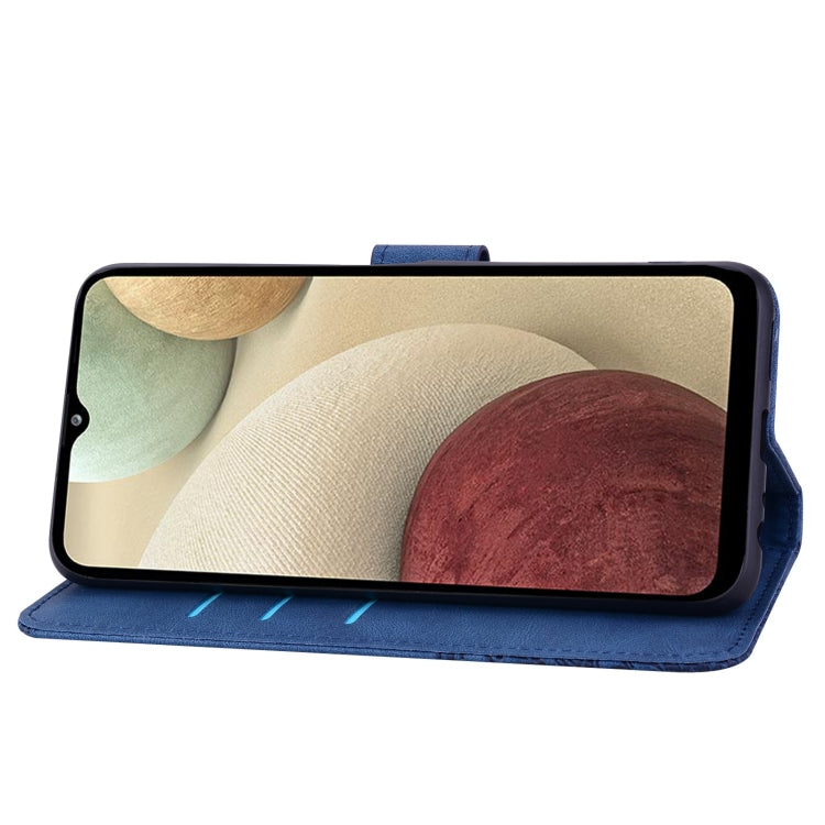 For Samsung Galaxy A13 5G / 4G Geometric Mandala Embossed Leather Phone Case