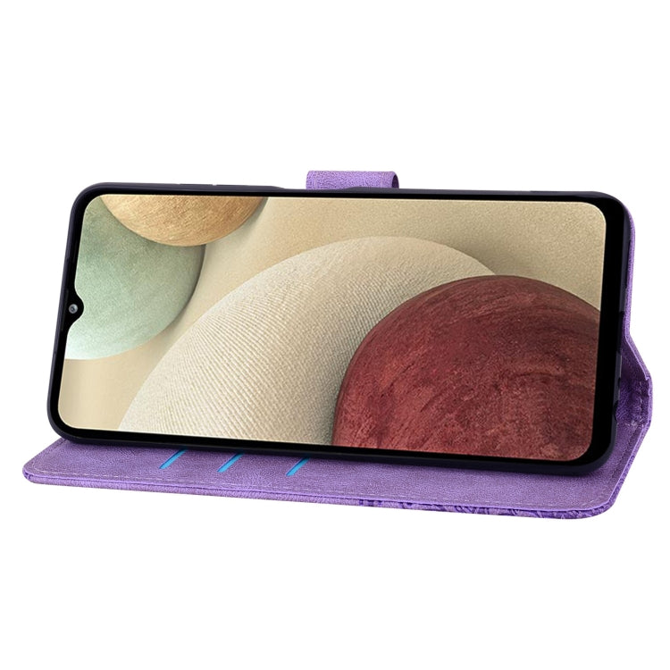For Samsung Galaxy A13 5G / 4G Geometric Mandala Embossed Leather Phone Case