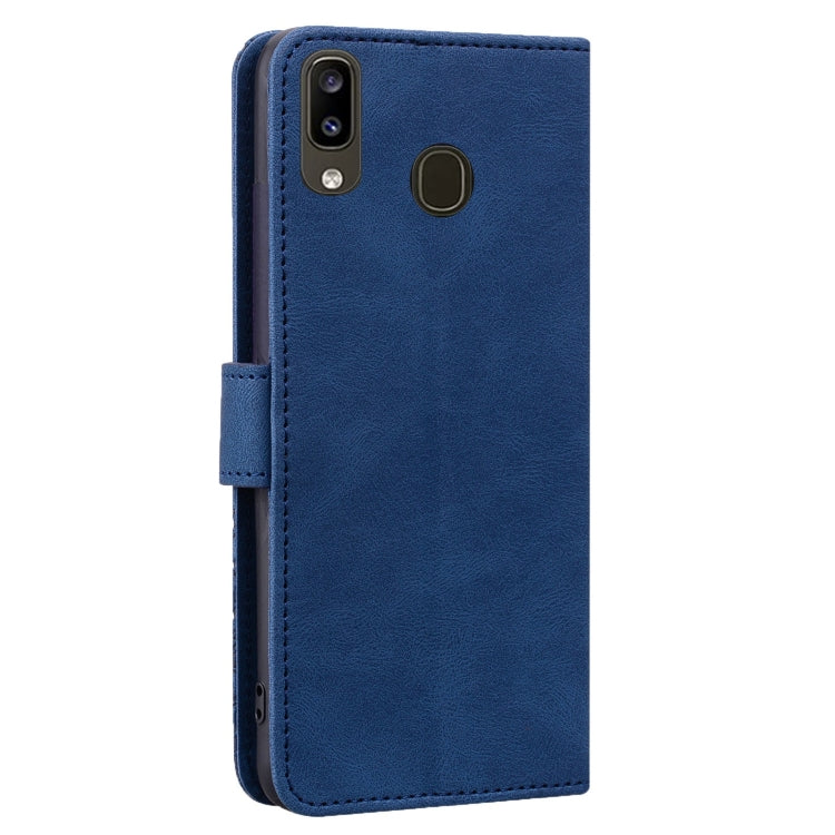 For Samsung Galaxy A20 / A30 Geometric Mandala Embossed Leather Phone Case