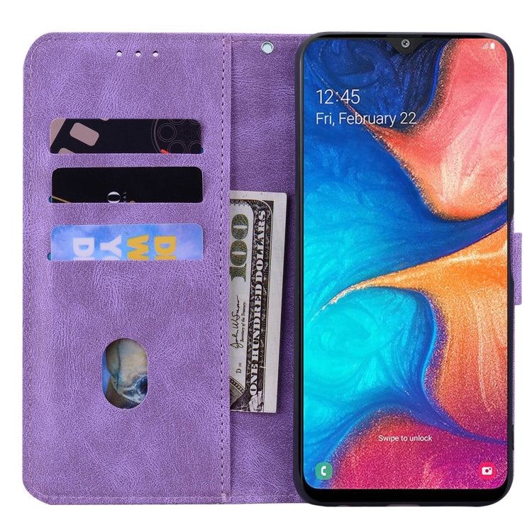 For Samsung Galaxy A20 / A30 Geometric Mandala Embossed Leather Phone Case