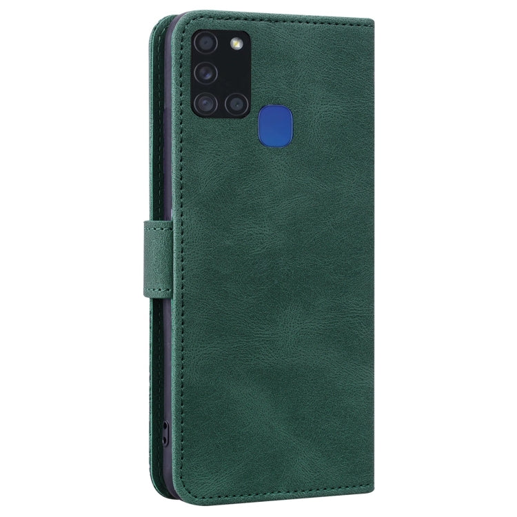 For Samsung Galaxy A21s Geometric Mandala Embossed Leather Phone Case