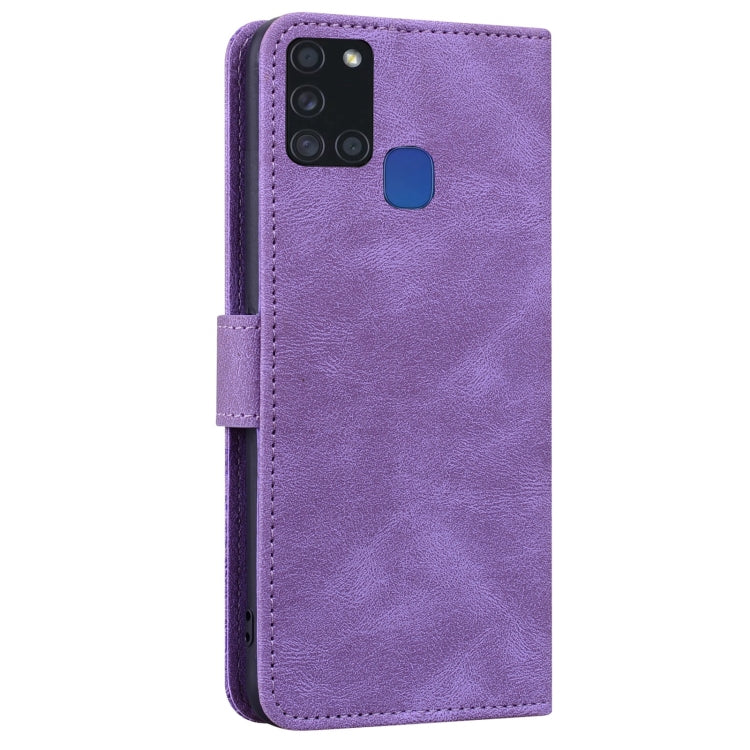 For Samsung Galaxy A21s Geometric Mandala Embossed Leather Phone Case