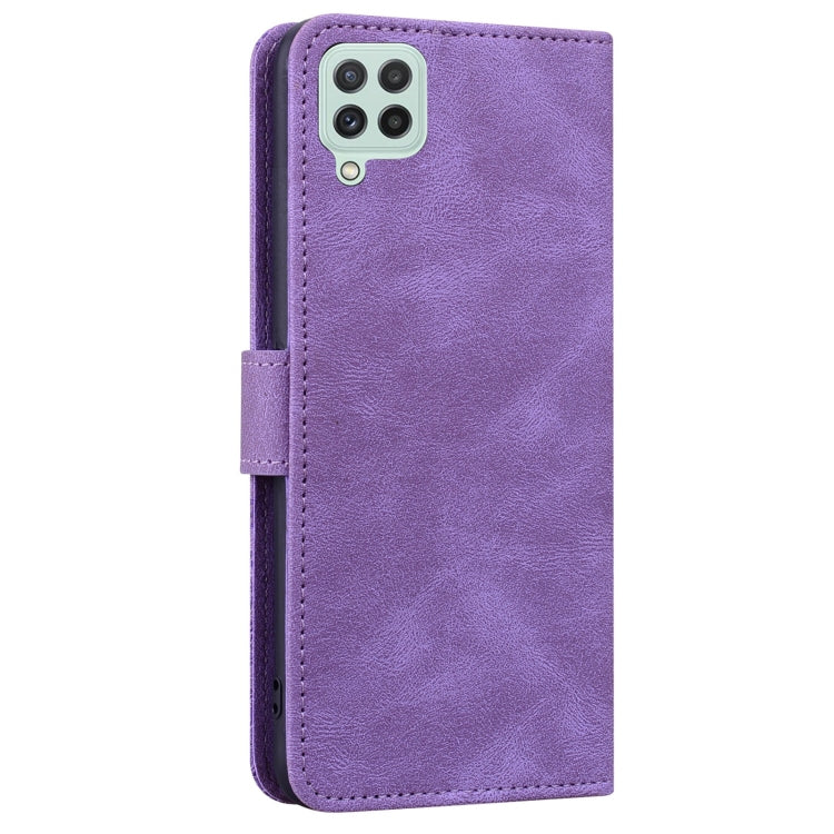 For Samsung Galaxy A22 4G Geometric Mandala Embossed Leather Phone Case