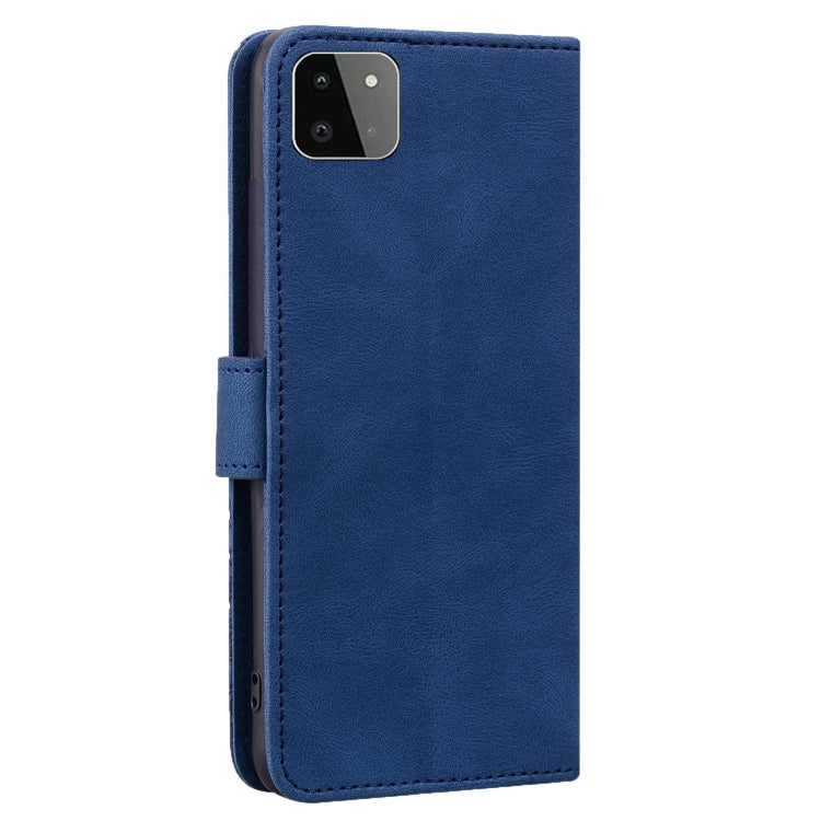 For Samsung Galaxy A22 5G Geometric Mandala Embossed Leather Phone Case