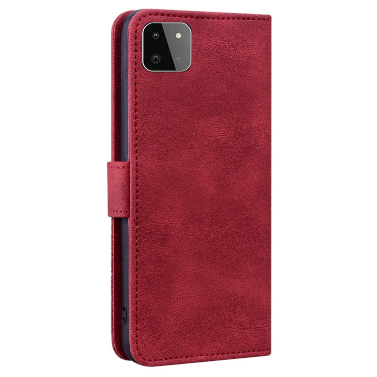 For Samsung Galaxy A22 5G Geometric Mandala Embossed Leather Phone Case