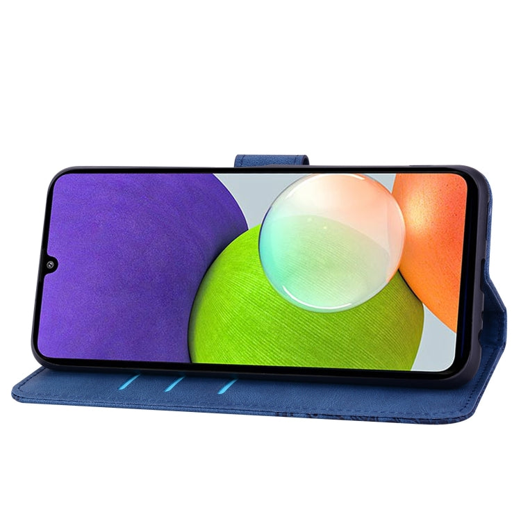 For Samsung Galaxy A32 4G Geometric Mandala Embossed Leather Phone Case