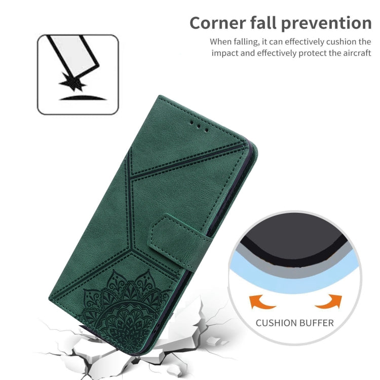 For Samsung Galaxy A32 5G Geometric Mandala Embossed Leather Phone Case