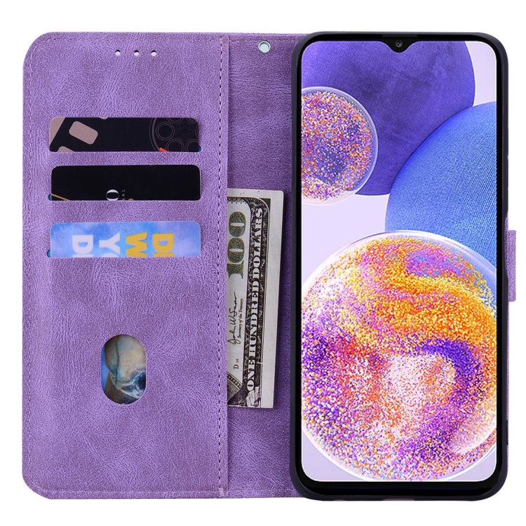 For Samsung Galaxy A32 5G Geometric Mandala Embossed Leather Phone Case