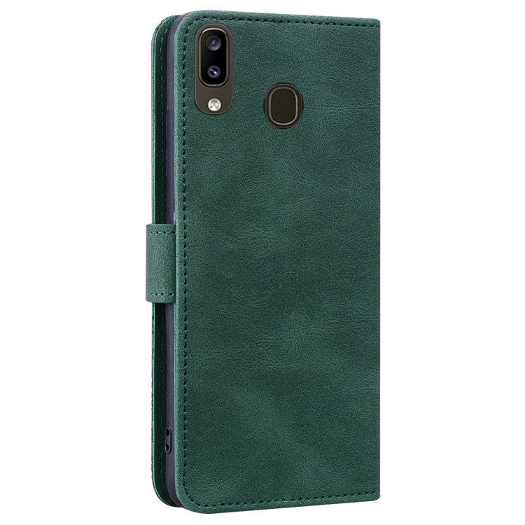 For Samsung Galaxy A40 Geometric Mandala Embossed Leather Phone Case