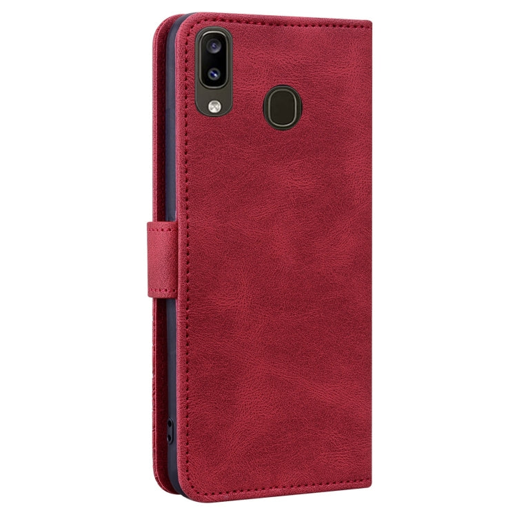 For Samsung Galaxy A40 Geometric Mandala Embossed Leather Phone Case