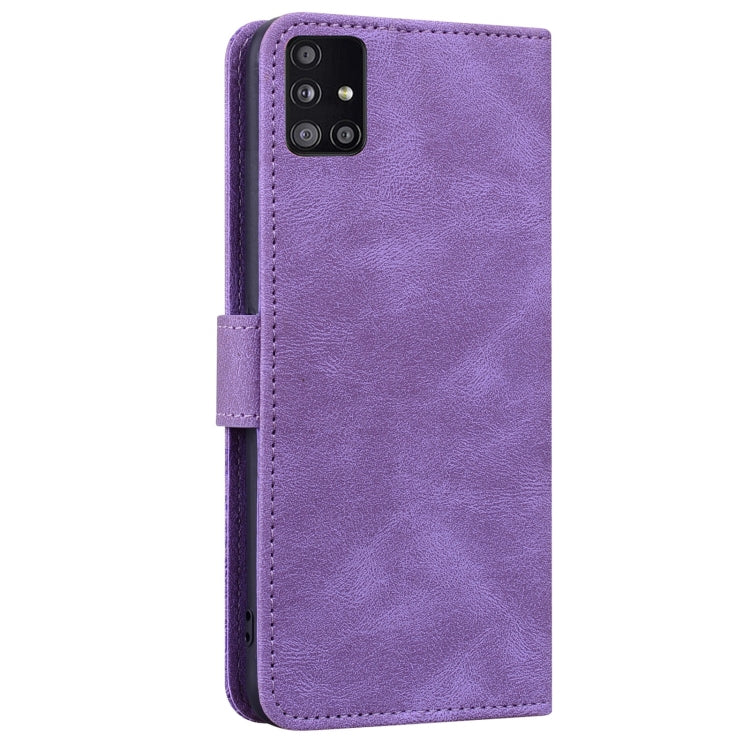For Samsung Galaxy A51 5G Geometric Mandala Embossed Leather Phone Case