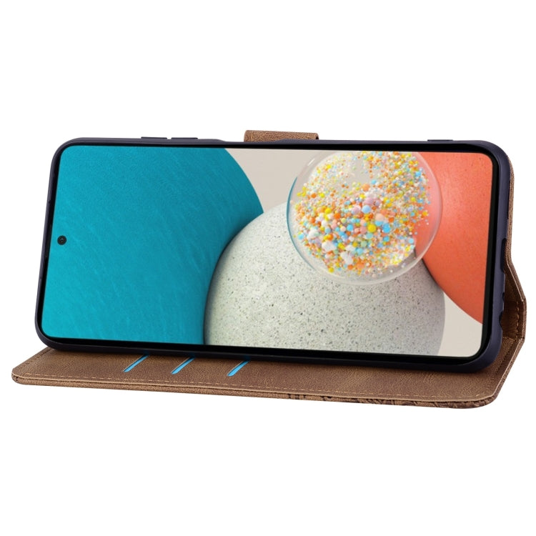 For Samsung Galaxy A53 5G Geometric Mandala Embossed Leather Phone Case