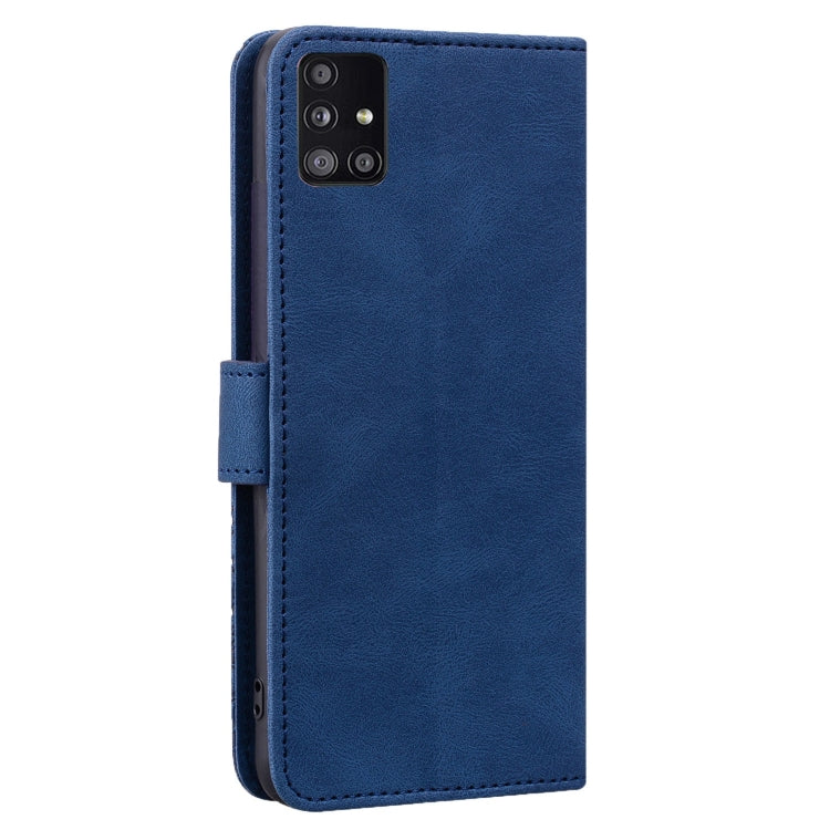 For Samsung Galaxy A71 4G Geometric Mandala Embossed Leather Phone Case