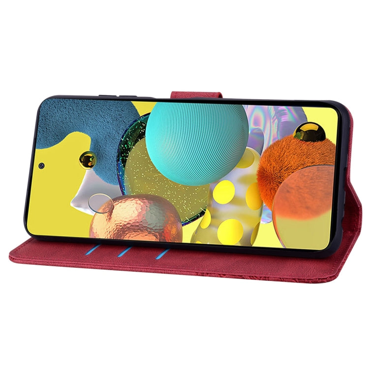 For Samsung Galaxy A71 4G Geometric Mandala Embossed Leather Phone Case