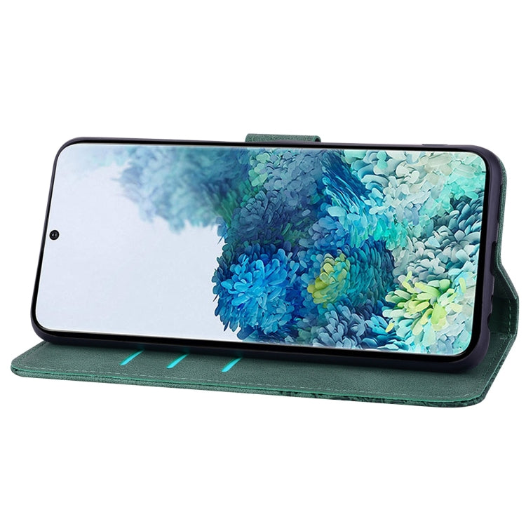 For Samsung Galaxy S20+ Geometric Mandala Embossed Leather Phone Case