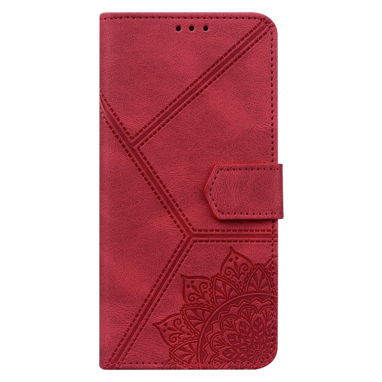 For Samsung Galaxy S20+ Geometric Mandala Embossed Leather Phone Case