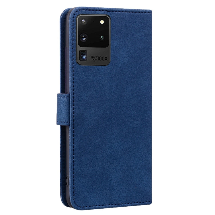 For Samsung Galaxy S20 Ultra Geometric Mandala Embossed Leather Phone Case