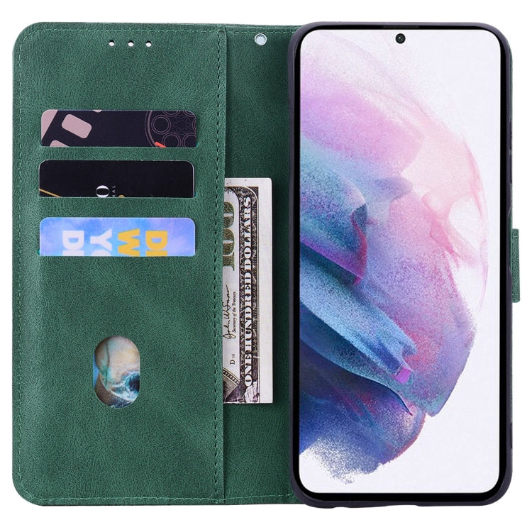 For Samsung Galaxy S21 FE 5G Geometric Mandala Embossed Leather Phone Case
