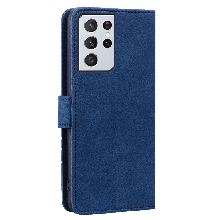 For Samsung Galaxy S21 Ultra 5G Geometric Mandala Embossed Leather Phone Case