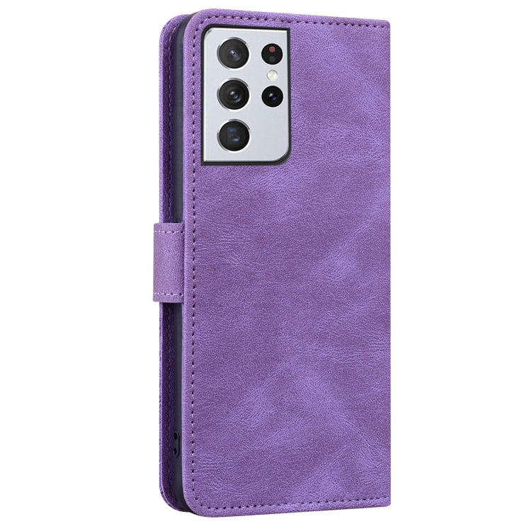 For Samsung Galaxy S21 Ultra 5G Geometric Mandala Embossed Leather Phone Case