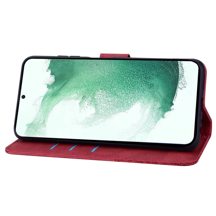 For Samsung Galaxy S22 5G Geometric Mandala Embossed Leather Phone Case