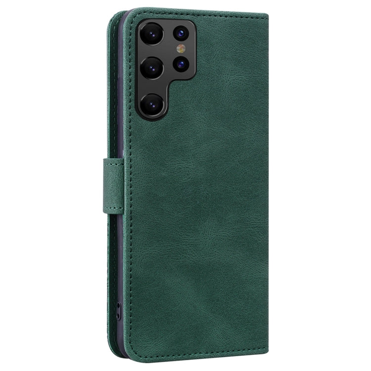 For Samsung Galaxy S22 Ultra 5G Geometric Mandala Embossed Leather Phone Case