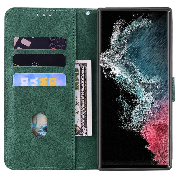 For Samsung Galaxy S22 Ultra 5G Geometric Mandala Embossed Leather Phone Case
