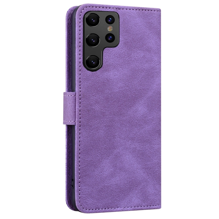 For Samsung Galaxy S22 Ultra 5G Geometric Mandala Embossed Leather Phone Case