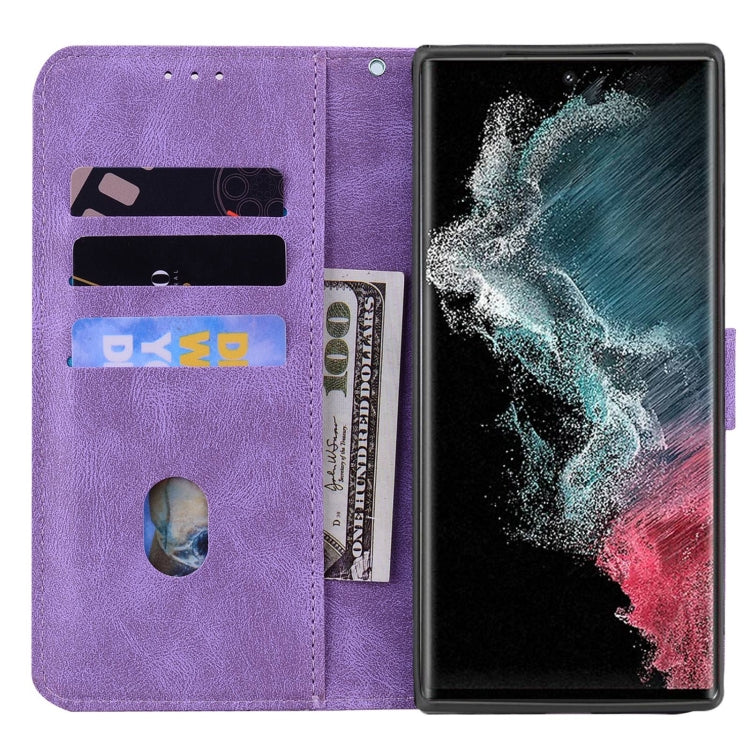 For Samsung Galaxy S22 Ultra 5G Geometric Mandala Embossed Leather Phone Case