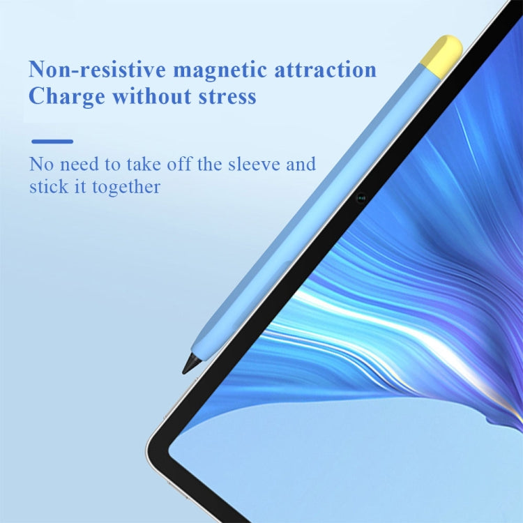Contrasting Color Series Liquid Silicone Protective Case For Honor Magic Pencil 2